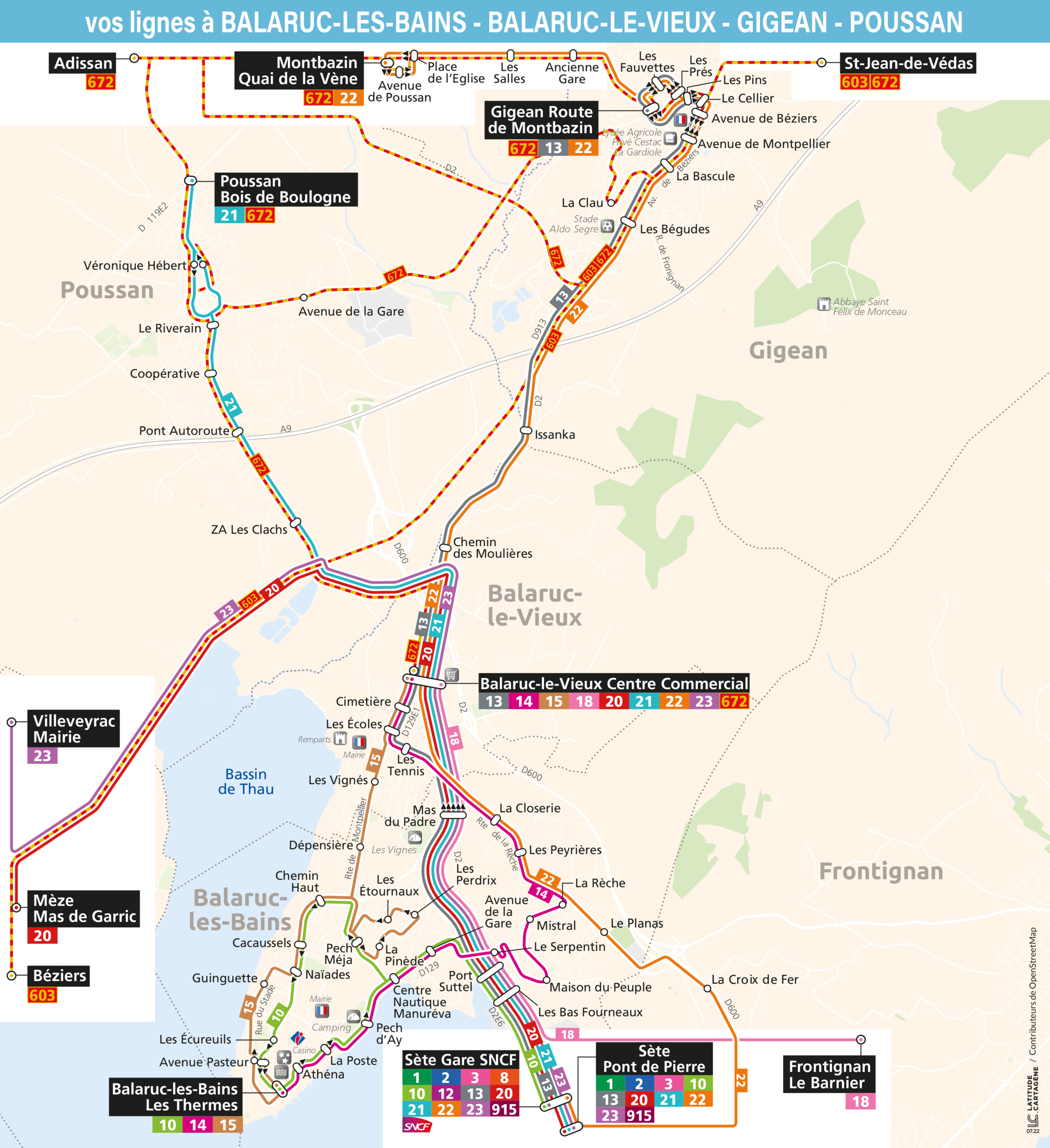 Plan Bus Balaruc