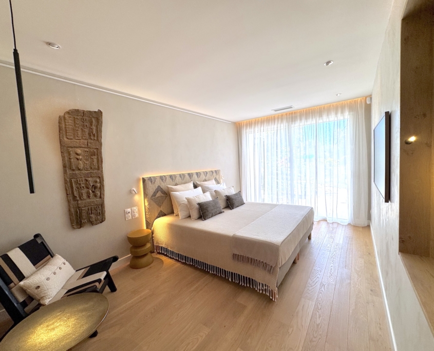 Chambre Kiumé ethnique contemporaine - Villa Balāo
